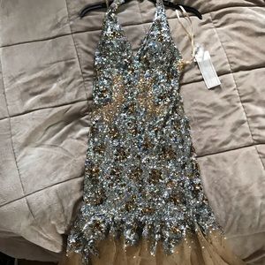 Beautiful sequin prom dress